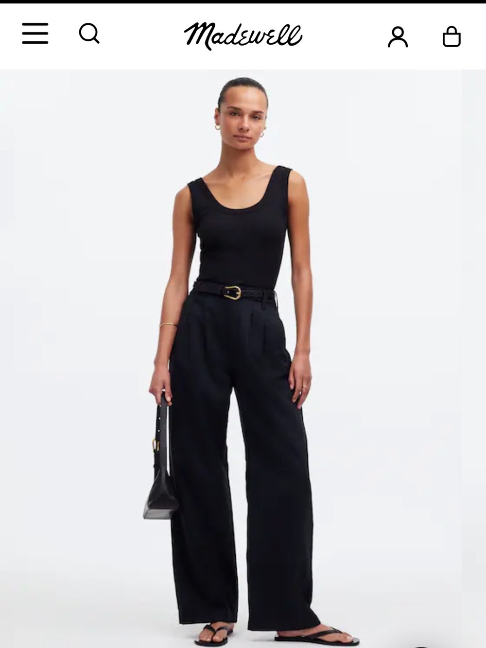 Madewell Harlow wide-leg pant